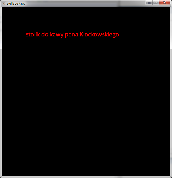 stolik do kawy pana klockowskiego